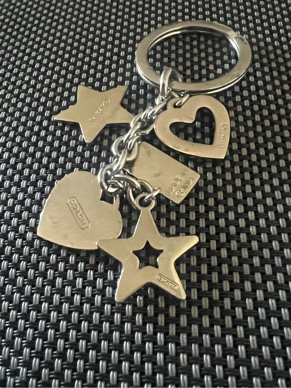 Coach Heart and Star Keychain - Picture 5 of 6